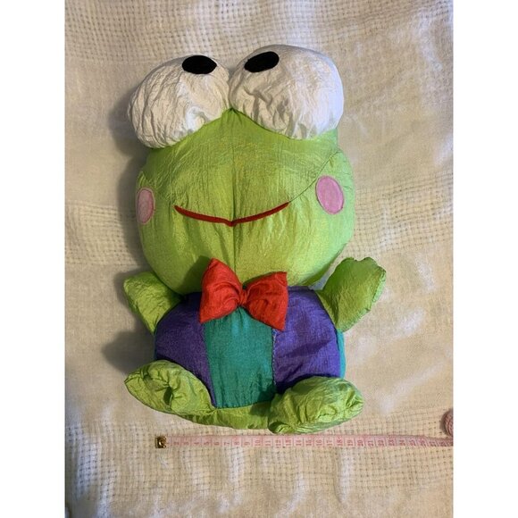 Vintage Sanrio Keroppi Puffalump Plush Toy Frog - Picture 5 of 10
